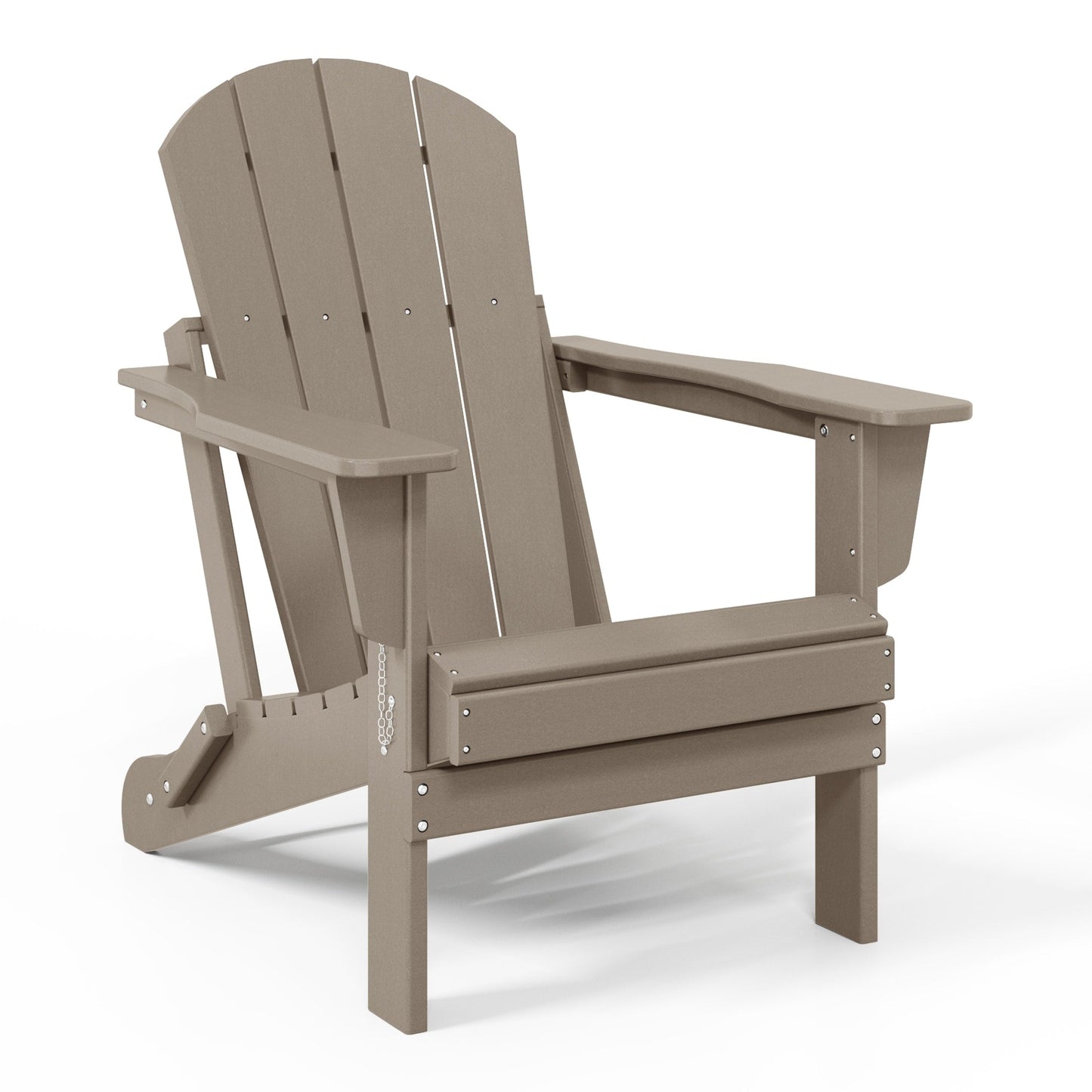 Chaise de jardin Adirondack pliable, résistante à la décoloration et aux intempéries, modèle Laguna de Polytrends