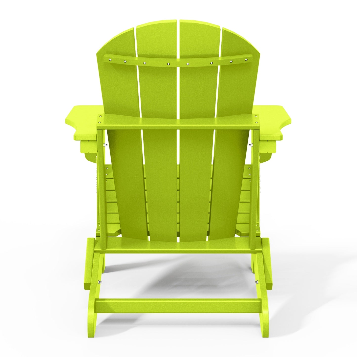 Chaise de jardin Adirondack pliable, résistante à la décoloration et aux intempéries, modèle Laguna de Polytrends