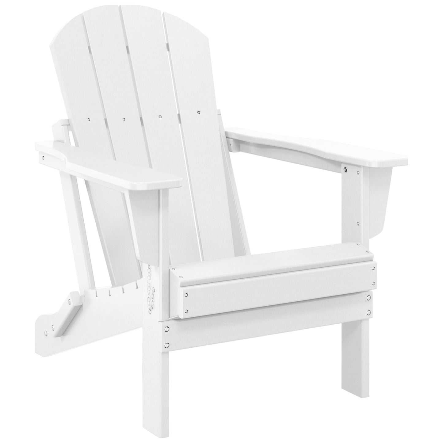Chaise de jardin Adirondack pliable, résistante à la décoloration et aux intempéries, modèle Laguna de Polytrends