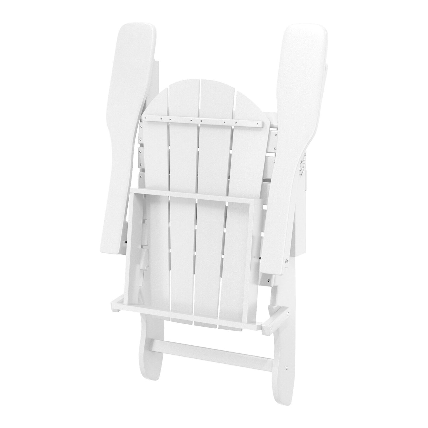 Polytrends Laguna Fauteuils de jardin pliants Adirondack résistants aux intempéries (lot de 2)
