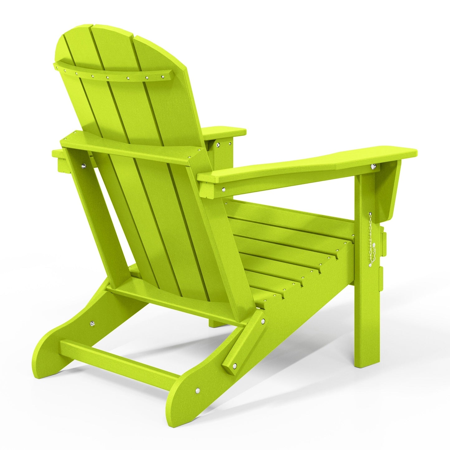 Chaises de jardin pliantes Adirondack Polytrends Laguna résistantes aux intempéries (lot de 4)