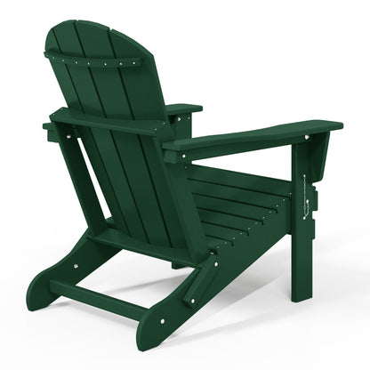 Chaises de jardin pliantes Adirondack Polytrends Laguna résistantes aux intempéries (lot de 4)