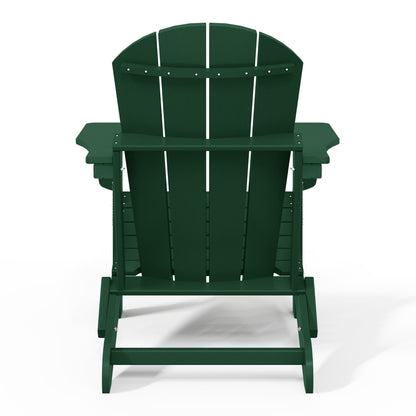 Chaises de jardin pliantes Adirondack Polytrends Laguna résistantes aux intempéries (lot de 4)