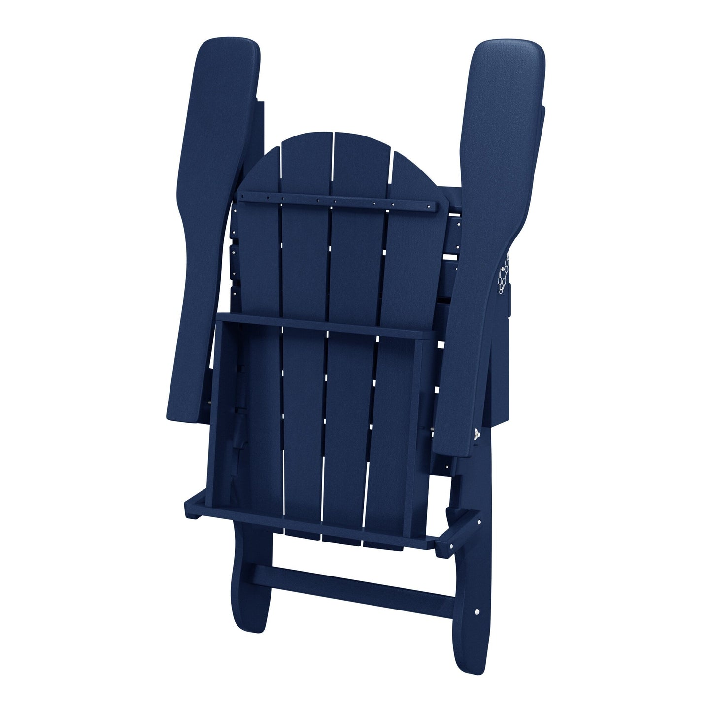 Chaises de jardin pliantes Adirondack Polytrends Laguna résistantes aux intempéries (lot de 4)