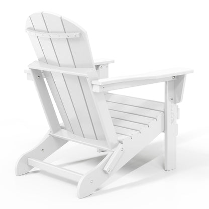 Chaises de jardin pliantes Adirondack Polytrends Laguna résistantes aux intempéries (lot de 4)