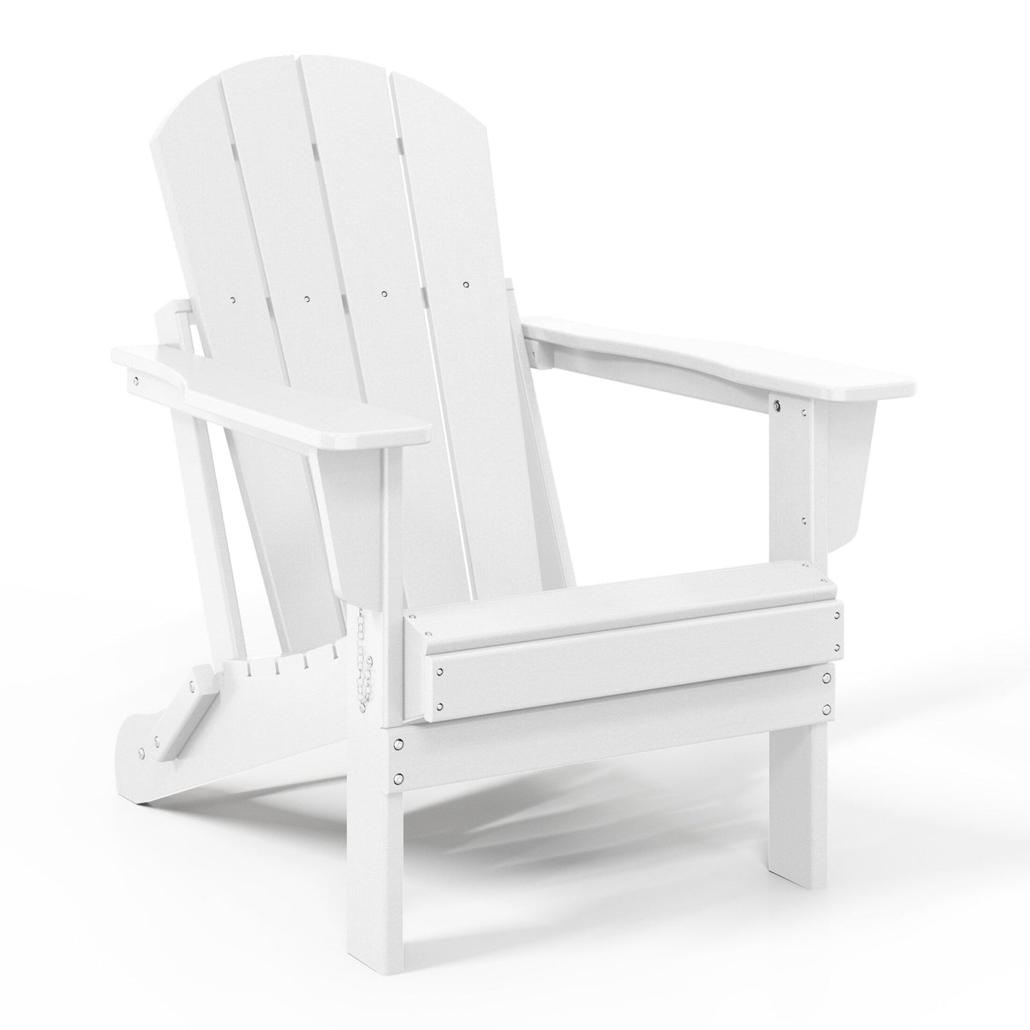 Chaises de jardin pliantes Adirondack Polytrends Laguna résistantes aux intempéries (lot de 4)