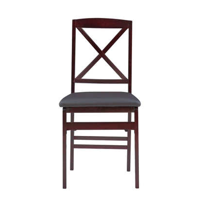 Chaise pliante Espresso pour véranda et salon (lot de 2)