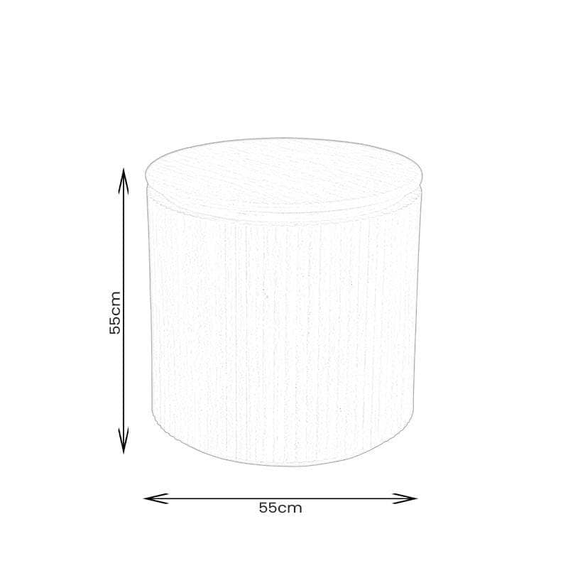 Portland Lamp Table - Stone