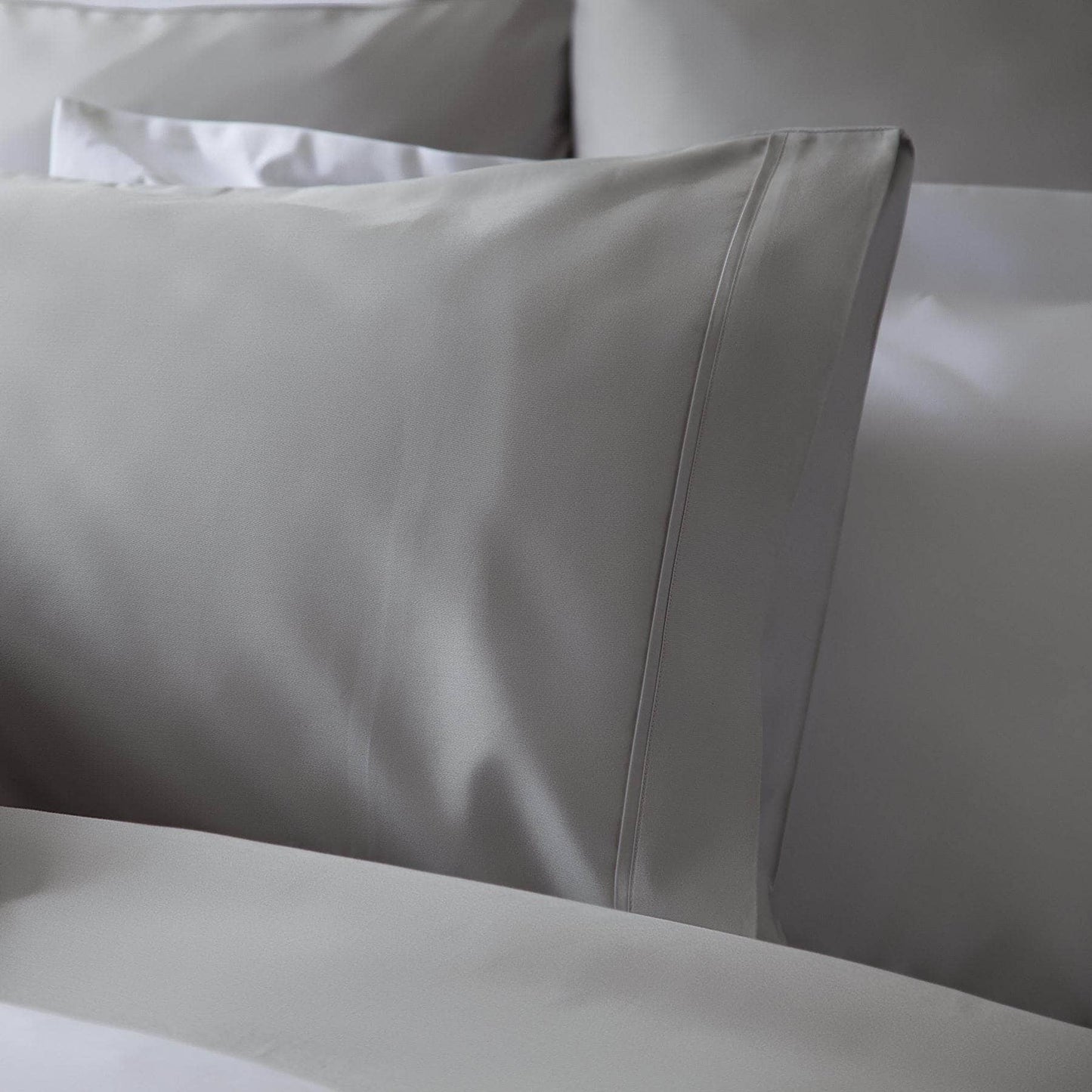 Premium Blend 500 Count Pillowcase Pair - Platinum