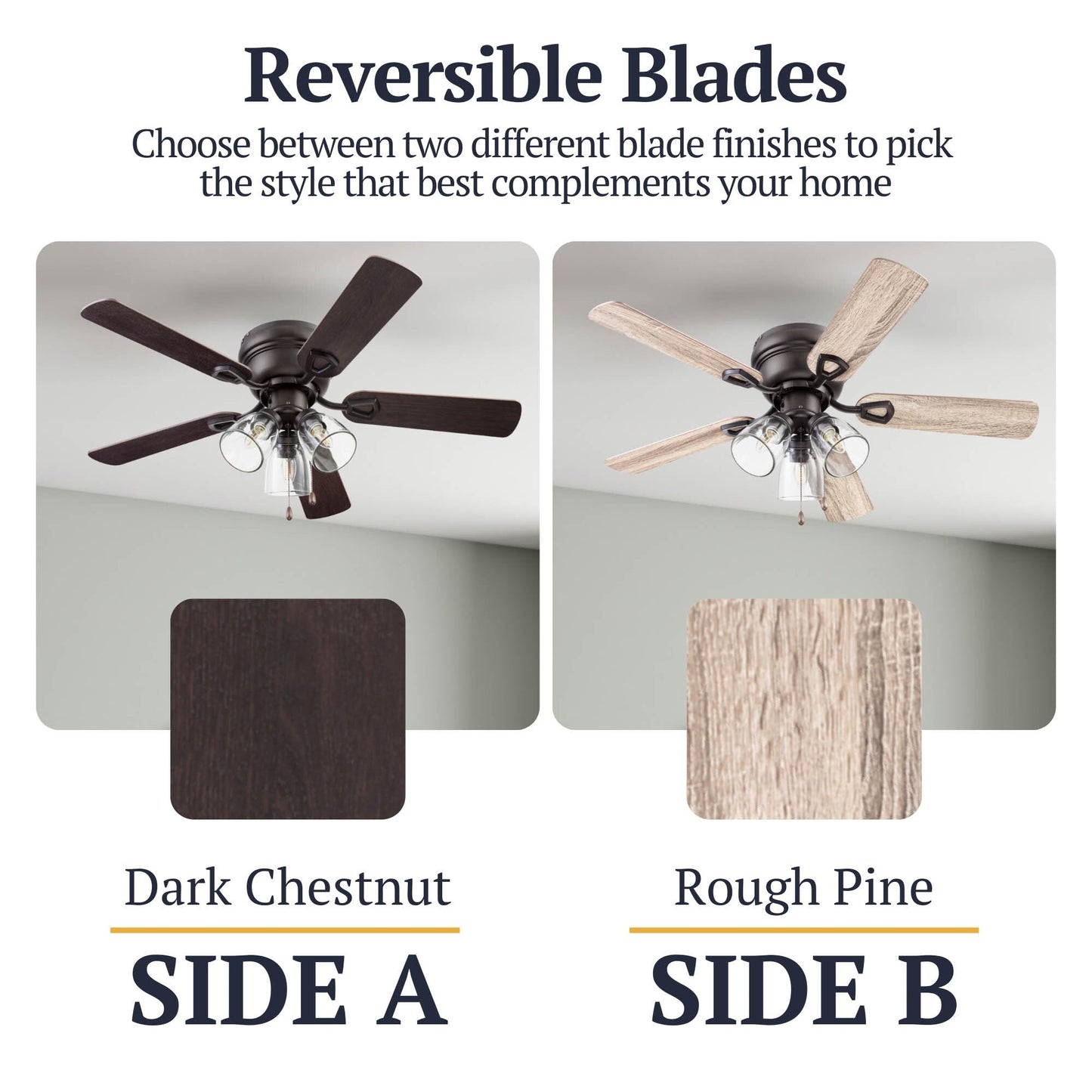 Prominence Home Renton Traditional Farmhouse Indoor Ceiling Fan