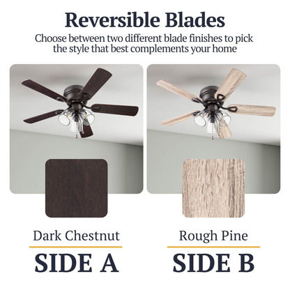 Prominence Home Renton Traditional Farmhouse Indoor Ceiling Fan