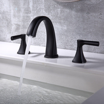 Proox 8 Widespread Bathroom SpotShield Basin Faucet w/ Drain Assembly