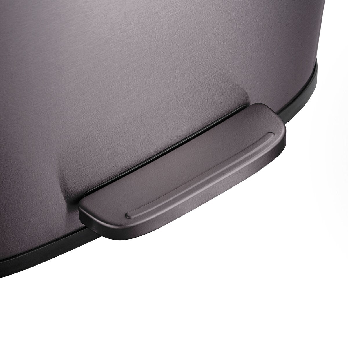 Qualiazero, poubelle à pédale rectangulaire de 13,2 gallons + deux poubelles rectangulaires de 1,3 gallon - Pack familial