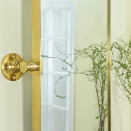 TEHOME Jonathan Miroir mural rectangulaire pivotant et inclinable en métal