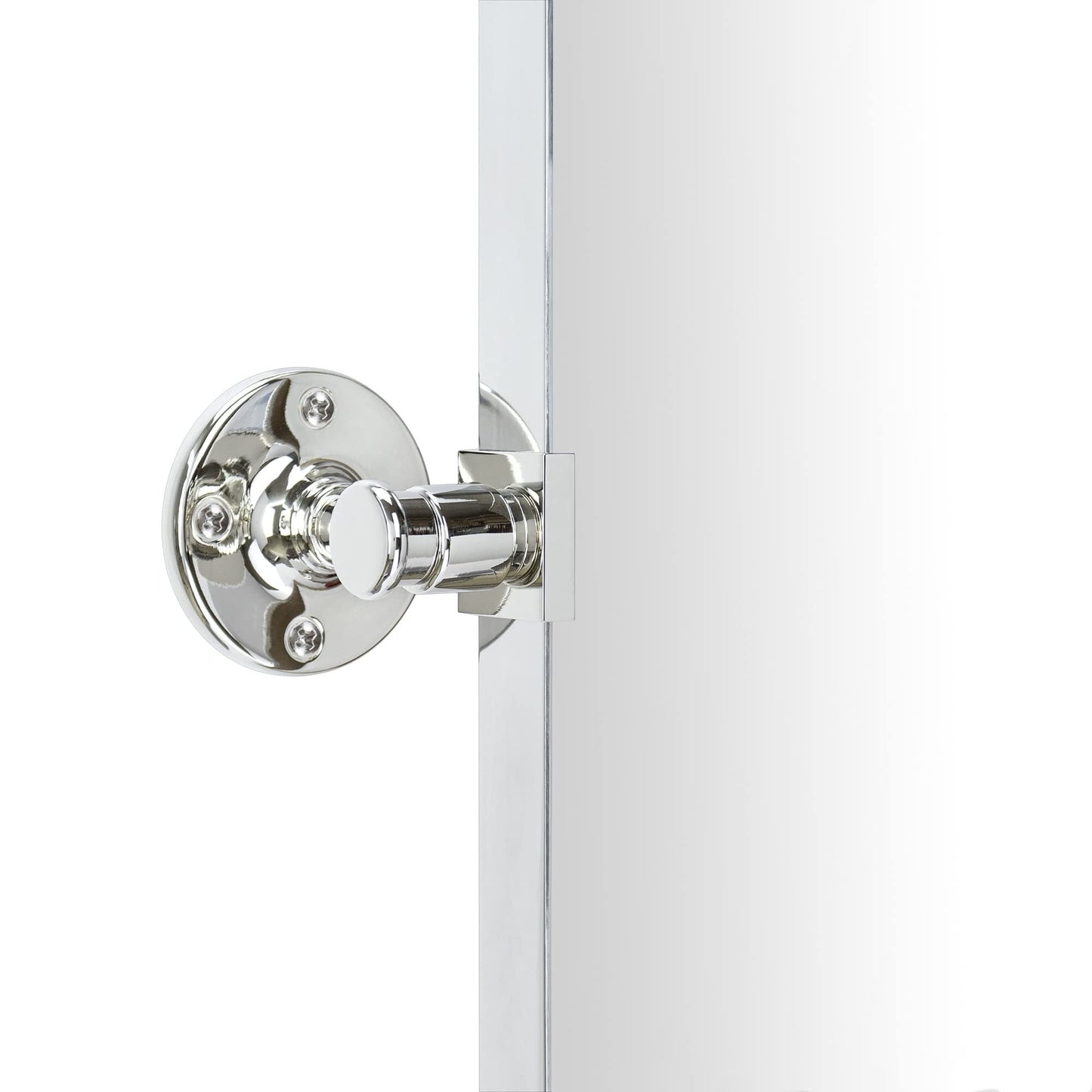 TEHOME Jonathan Miroir mural rectangulaire pivotant et inclinable en métal