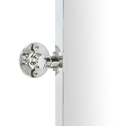 TEHOME Jonathan Miroir mural rectangulaire pivotant et inclinable en métal