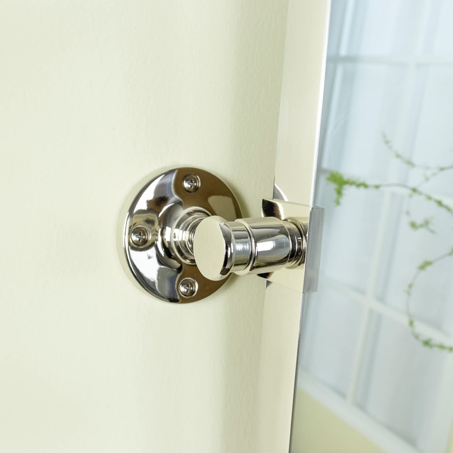 TEHOME Jonathan Miroir mural rectangulaire pivotant et inclinable en métal