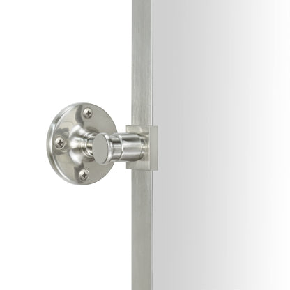 TEHOME Jonathan Miroir mural rectangulaire pivotant et inclinable en métal