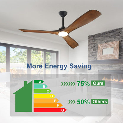 Ventilateur de plafond à télécommande avec éclairage, à montage encastré