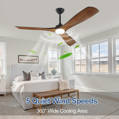 Ventilateur de plafond à télécommande avec éclairage, à montage encastré