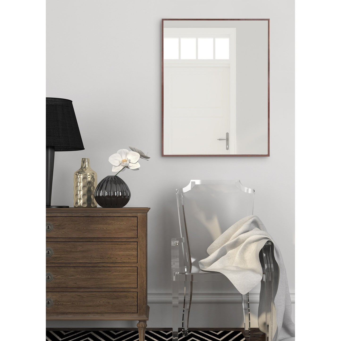 Rhodes Framed Decorative Wall Mirror