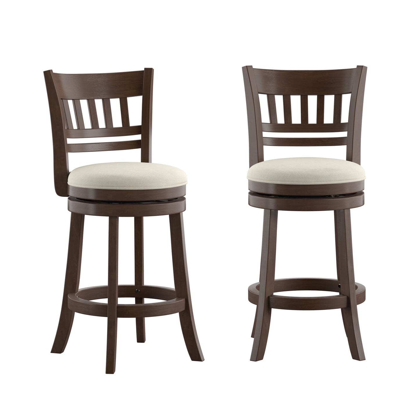 Rovinj Lattice Back 24H Swivel Counter Height Stool