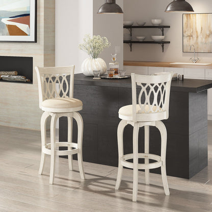 Tabouret de bar pivotant avec dossier incurvé Rovinj