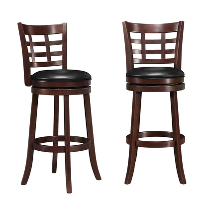 Rovinj Upholstered Back Swivel Bar Stool - Barstool