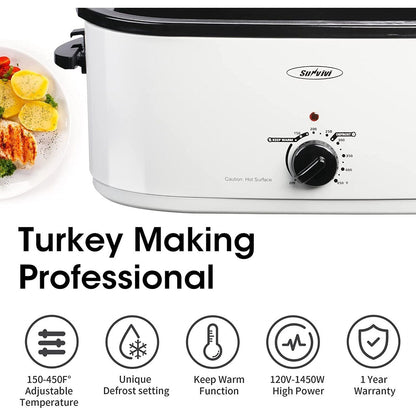 Royalcraft Roaster Oven with Removable Pan