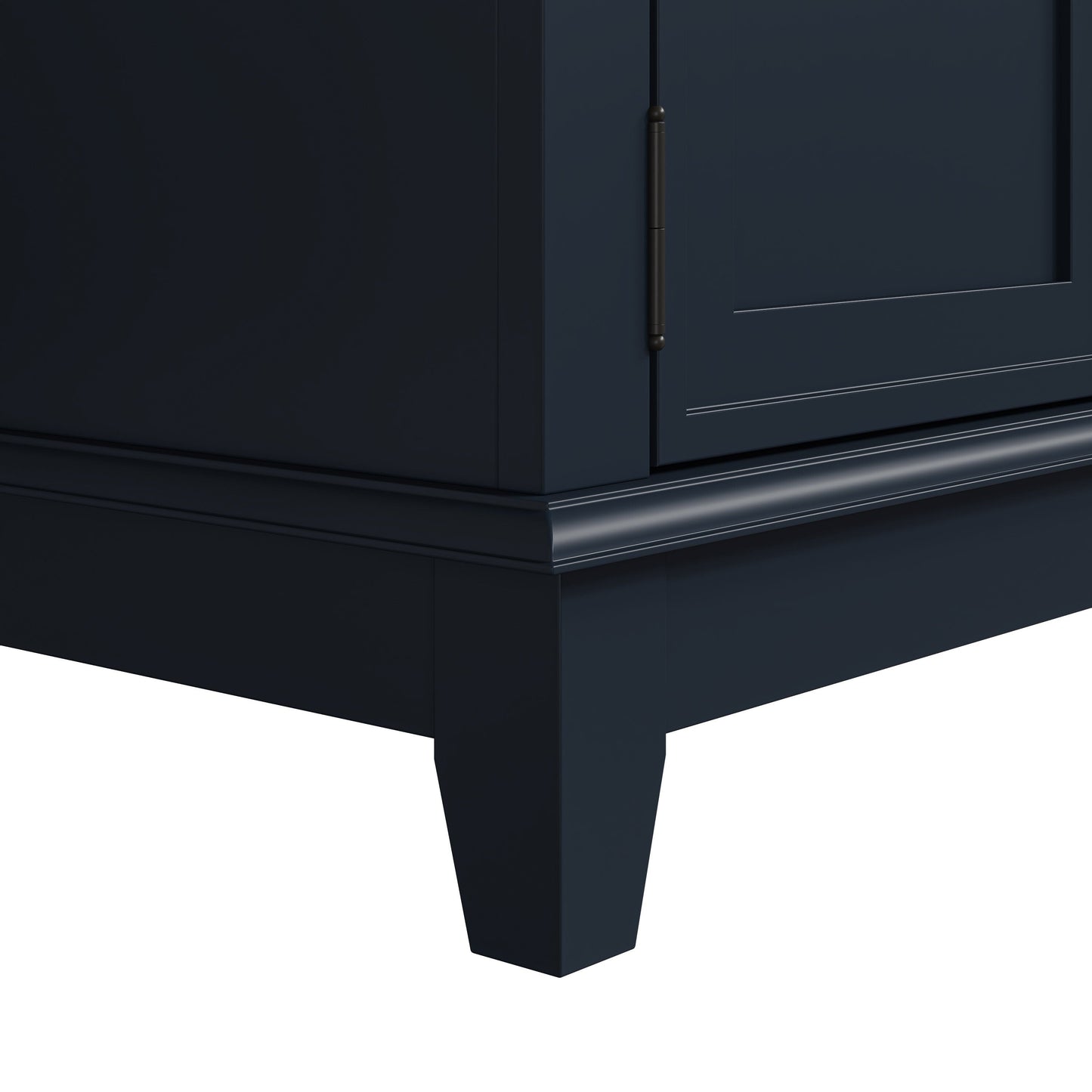 Meuble TV rustique de 72 pouces avec étagères réglables et rangement caché - 72 pouces de largeur