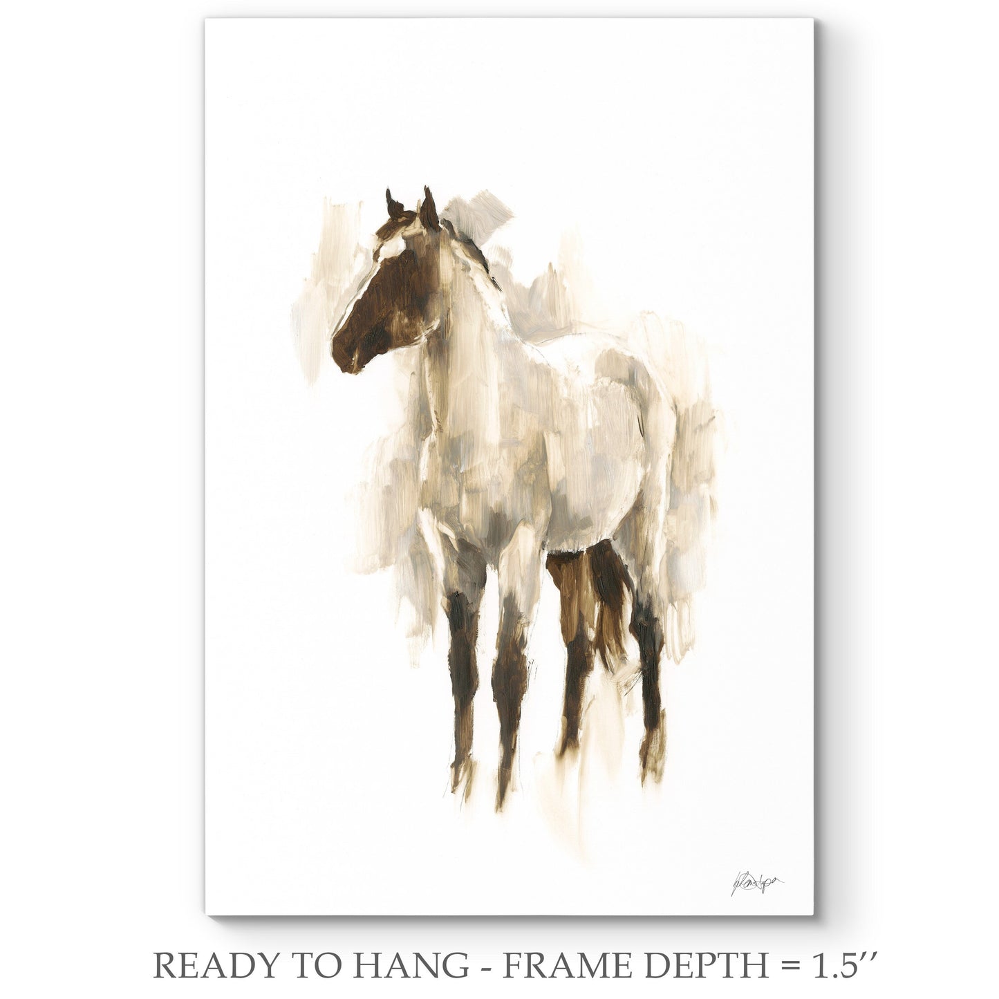 Rustic Horse II -Premium Gallery Wrapped Canvas