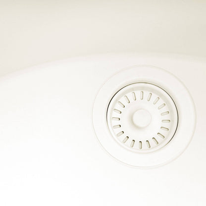 Ruvati Lavabo de cuisine à encastrer sous plan de travail Ruvati 25 pouces, couleur blanc chaud, modèle RVG2321WB