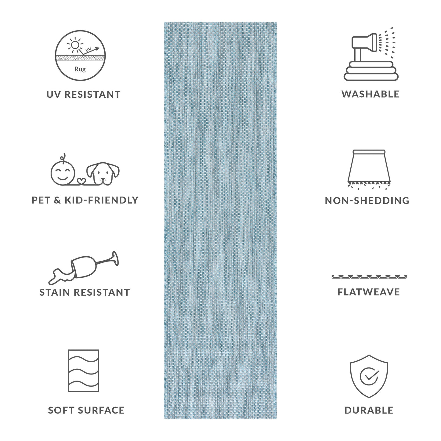 SAFAVIEH Courtyard Begajeta Indoor/Outdoor Waterproof Patio Backyard Rug.