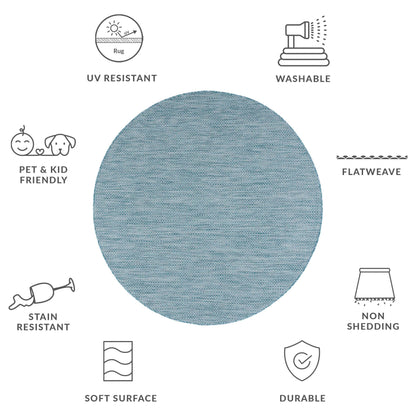 SAFAVIEH Courtyard Begajeta Indoor/Outdoor Waterproof Patio Backyard Rug.