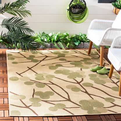 SAFAVIEH Courtyard Delois Indoor/ Outdoor Waterproof Patio Backyard Rug