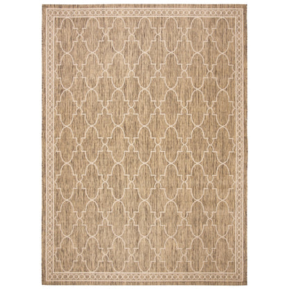 SAFAVIEH Courtyard Janell Trellis Indoor/ Outdoor Waterproof Patio Backyard Rug