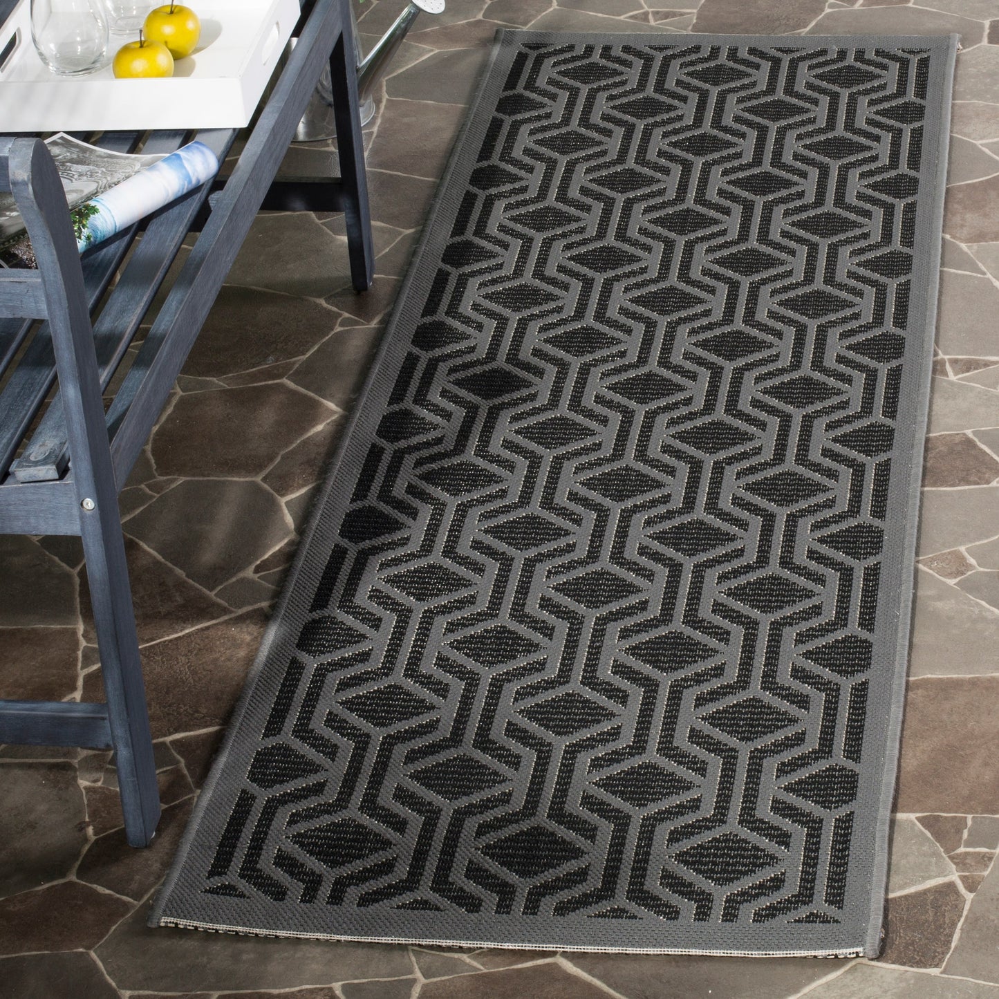 SAFAVIEH Courtyard Jeanine Indoor/ Outdoor Waterproof Patio Backyard Rug