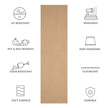 SAFAVIEH Courtyard Ragini Indoor/Outdoor Waterproof Patio Backyard Rug