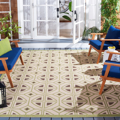 SAFAVIEH Courtyard Saundra Indoor/ Outdoor Waterproof Patio Backyard Rug