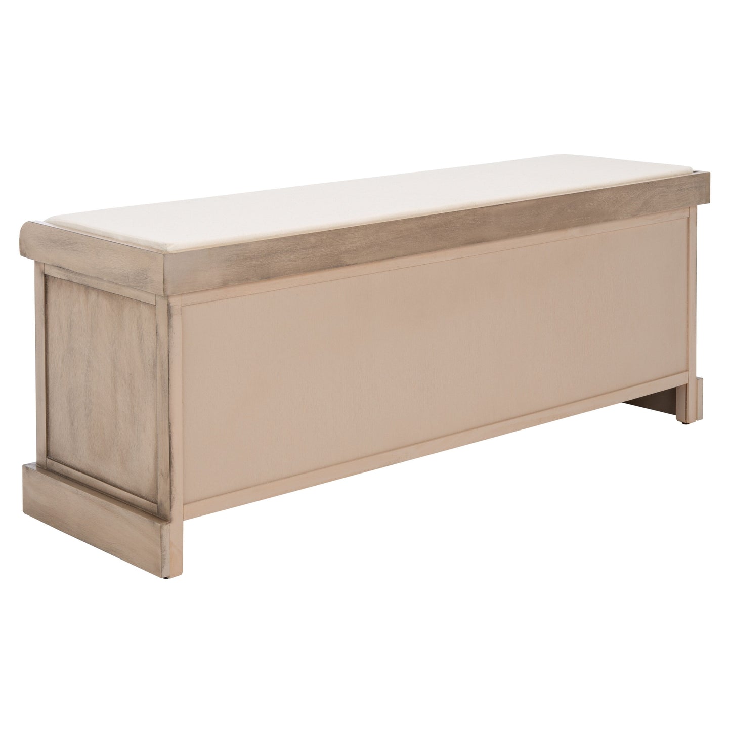 Banc de rangement avec 3 tiroirs et coussin SAFAVIEH Fiorello - 120,2 L x 38,1 l x 48,3 H - 120x38x48cm