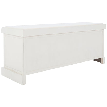 Banc de rangement avec 3 tiroirs et coussin SAFAVIEH Fiorello - 120,2 L x 38,1 l x 48,3 H - 120x38x48cm