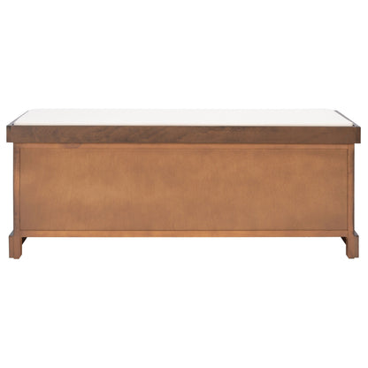 Banc de rangement avec 3 tiroirs et coussin SAFAVIEH Fiorello - 120,2 L x 38,1 l x 48,3 H - 120x38x48cm