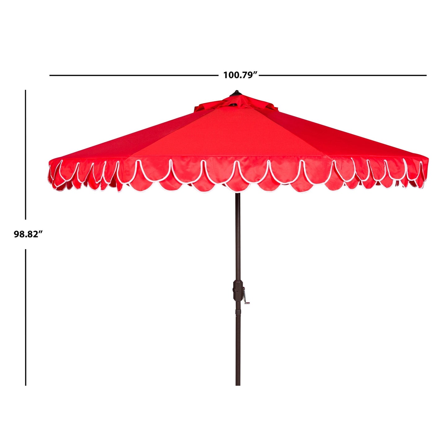 Parasol SAFAVIEH Gebbine Elegant de 2,7 mètres