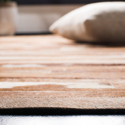 SAFAVIEH Handmade Studio Leather Tennille Modern Leather Rug