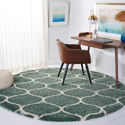 SAFAVIEH Hudson Shag Pushpa Trellis 2-inch Thick Area Rug