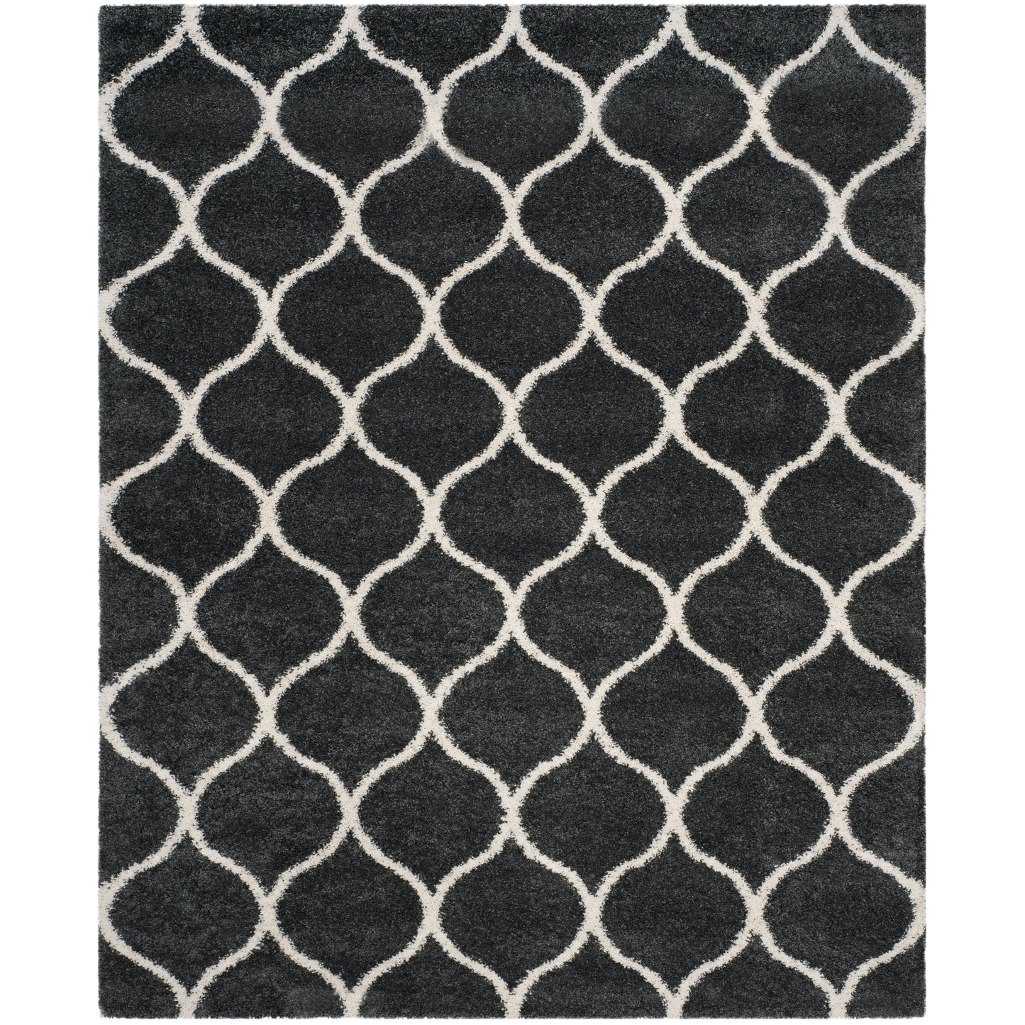 SAFAVIEH Hudson Shag Pushpa Trellis 2-inch Thick Area Rug