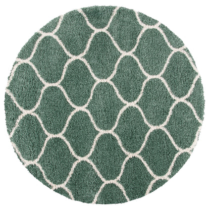 SAFAVIEH Hudson Shag Pushpa Trellis 2-inch Thick Area Rug