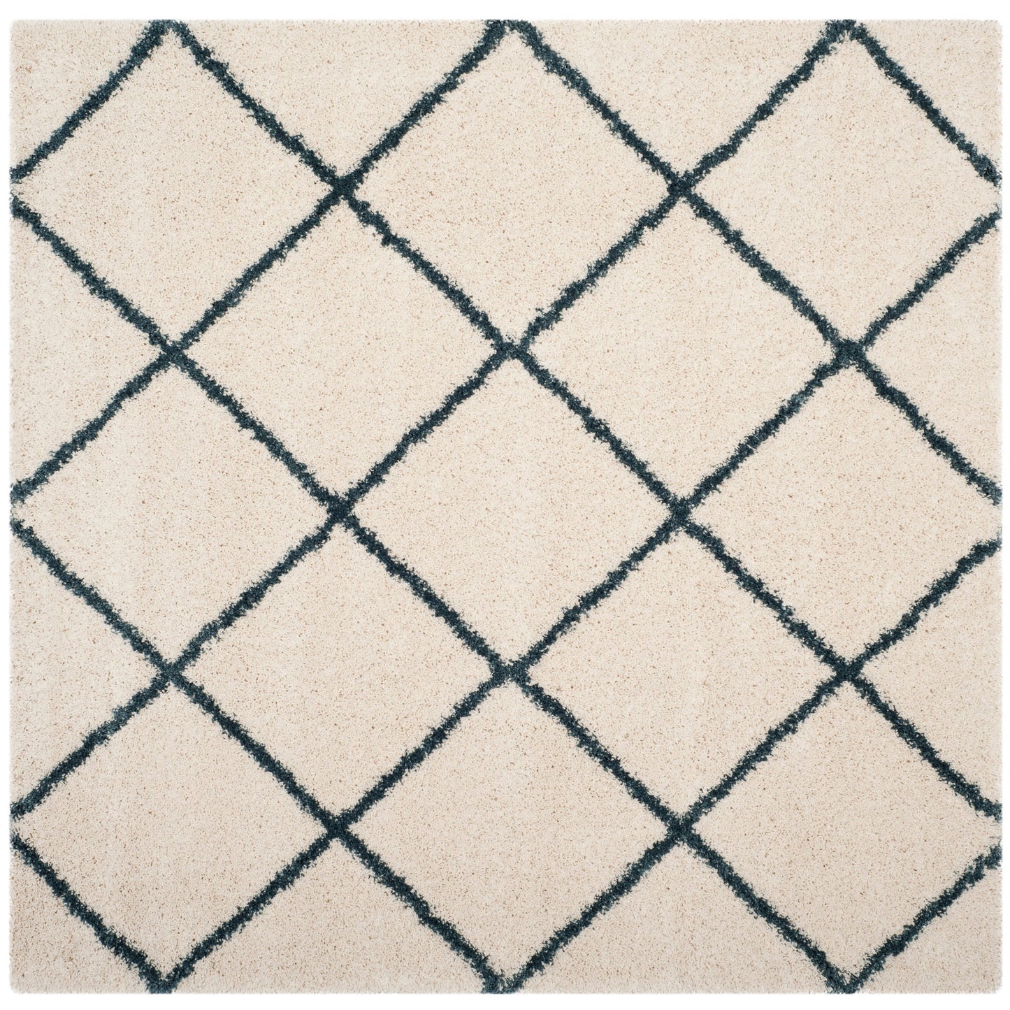 SAFAVIEH Hudson Shag Raili Diamond Trellis 2-inch Thick Rug