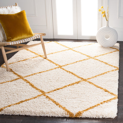 SAFAVIEH Hudson Shag Raili Diamond Trellis 2-inch Thick Rug