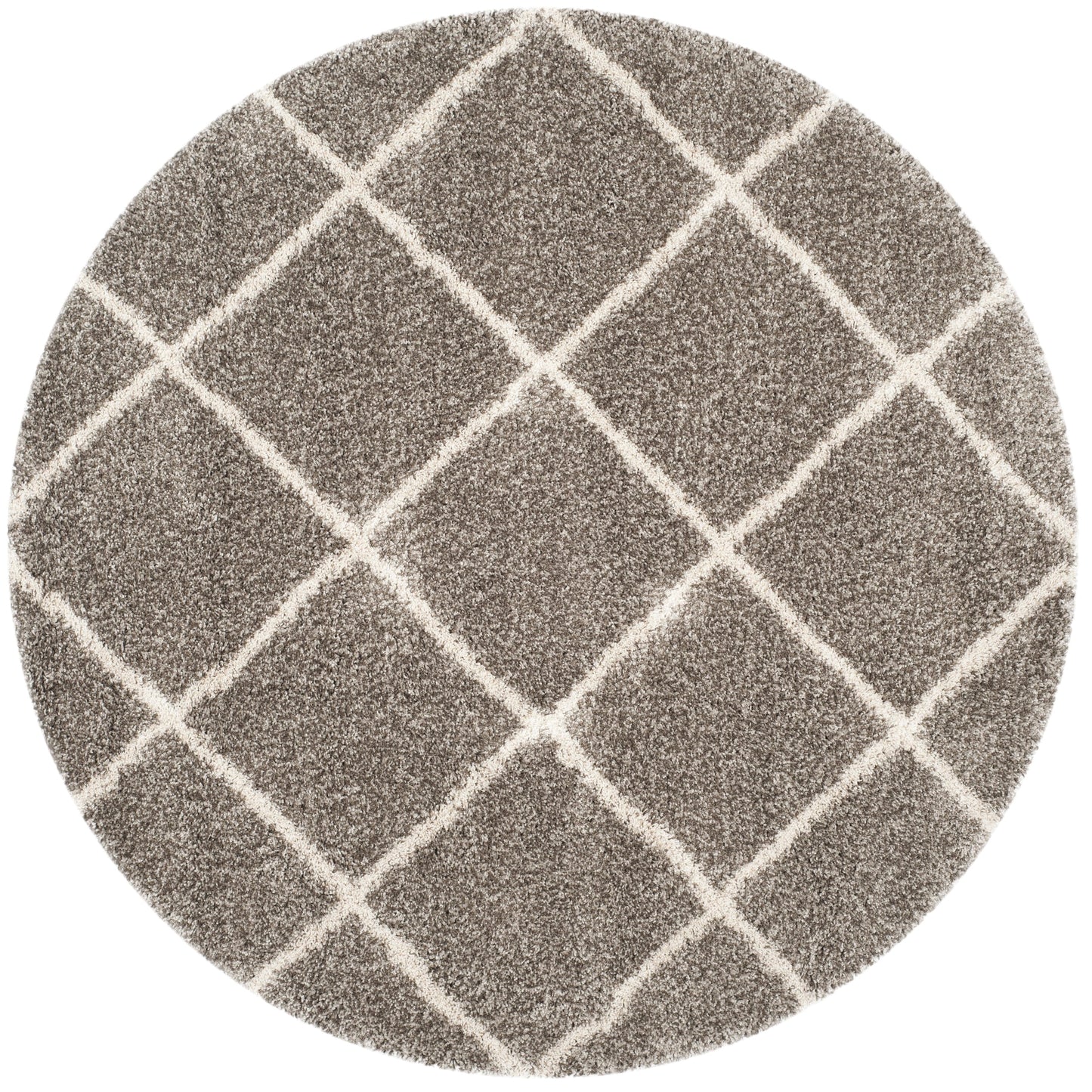 SAFAVIEH Hudson Shag Raili Diamond Trellis 2-inch Thick Rug